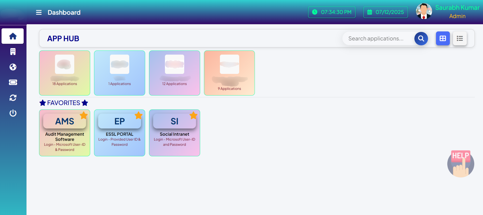App Hub (OneLogin) - Laravel Enterprise Web Application
