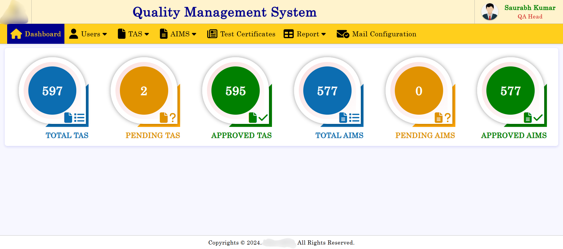 Quality Management System - Laravel Enterprise Web Application